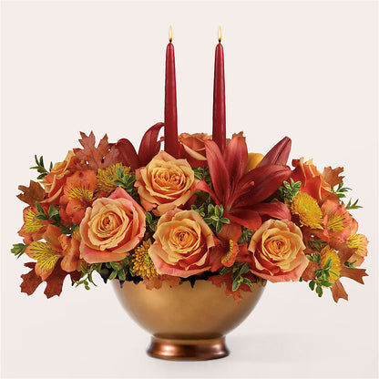 Harvest Table Centerpiece –  United Floral Svc Inc, Philadelphia PA
