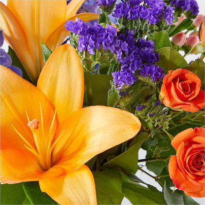 Radiant Citrus Bouquet –  United Floral Svc Inc, Philadelphia PA