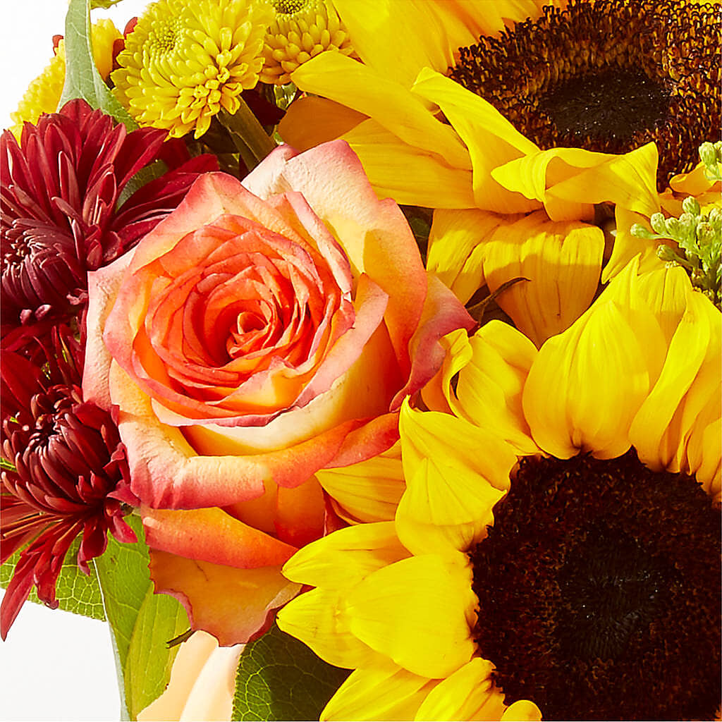 Golden Gourd Pumpkin Bouquet –  United Floral Svc Inc, Philadelphia PA