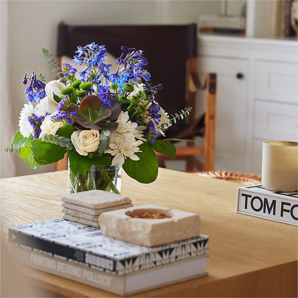 Cerulean Waves Bouquet –  United Floral Svc Inc, Philadelphia PA