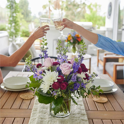 Violet Frost Bouquet –  United Floral Svc Inc, Philadelphia PA