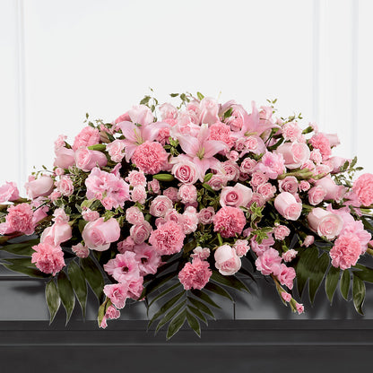 Garden of Comfort Casket Spray (Standard) –  United Floral Svc Inc, Philadelphia PA