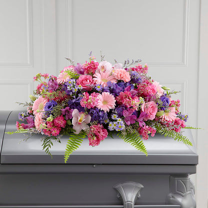 Glorious Garden Casket Spray –  United Floral Svc Inc, Philadelphia PA
