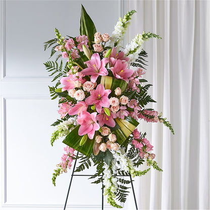Elegant Embrace Standing Spray –  United Floral Svc Inc, Philadelphia PA