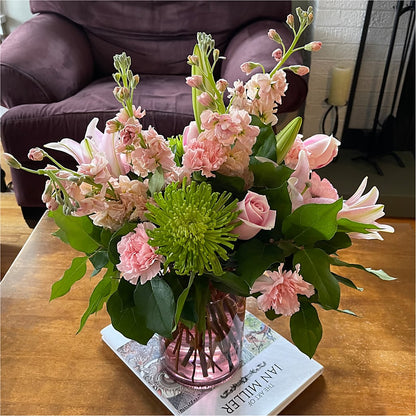 Pretty in Pink Bouquet –  United Floral Svc Inc, Philadelphia PA