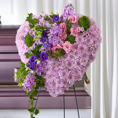 Treasured Love Standing Heart –  United Floral Svc Inc, Philadelphia PA