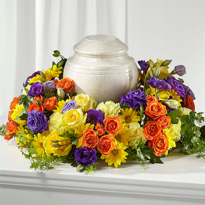 Blossoms of Remembrance Cremation Adornment –  United Floral Svc Inc, Philadelphia PA