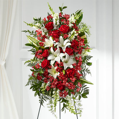 Everlasting Memory Standing Spray –  United Floral Svc Inc, Philadelphia PA