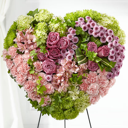 Heartwarming Standing Heart –  United Floral Svc Inc, Philadelphia PA
