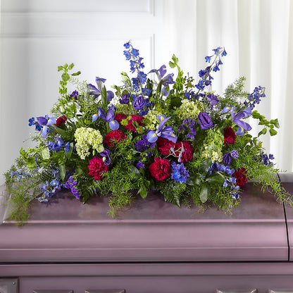 Always Treasured Casket Spray –  United Floral Svc Inc, Philadelphia PA