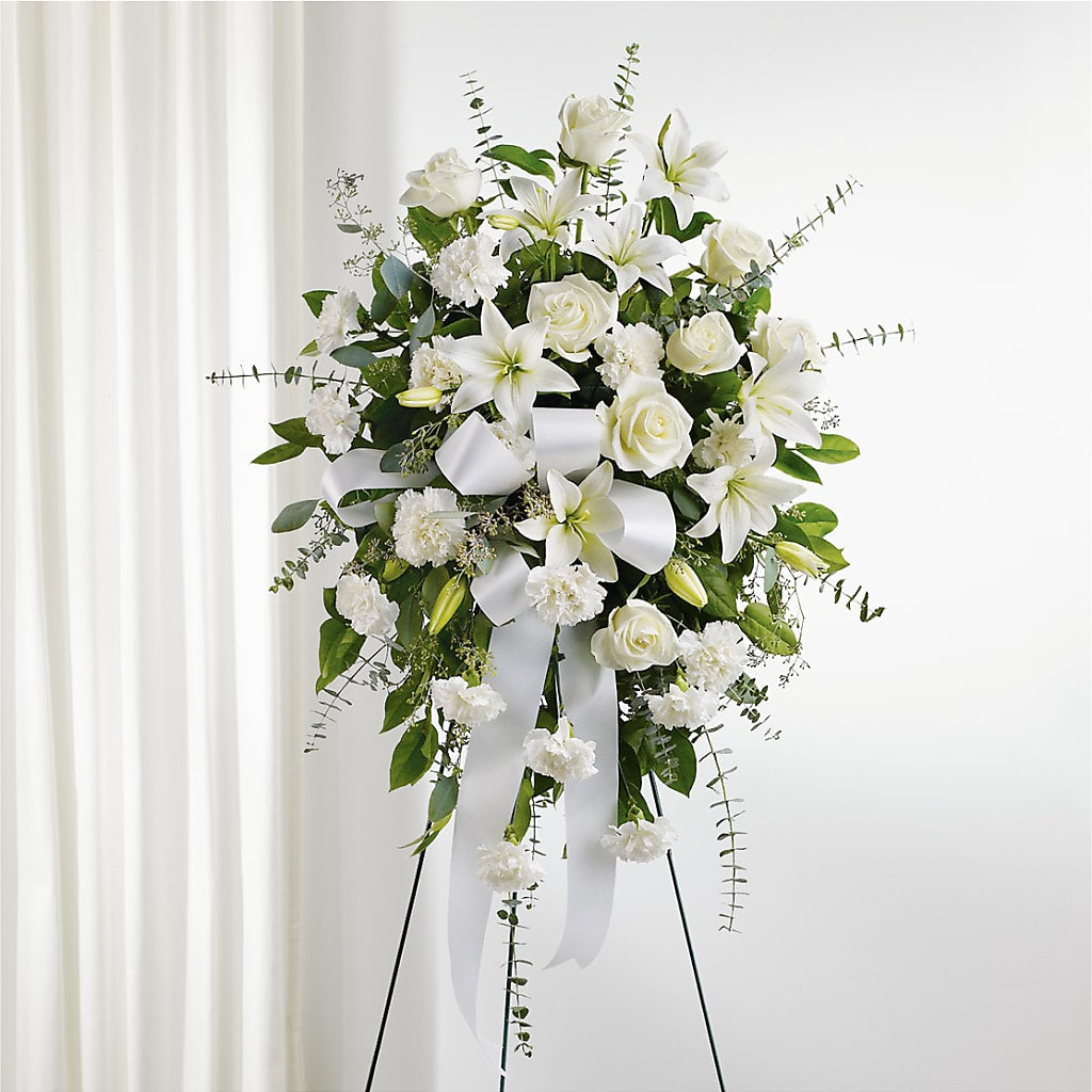 With Care Standing Spray –  United Floral Svc Inc, Philadelphia PA