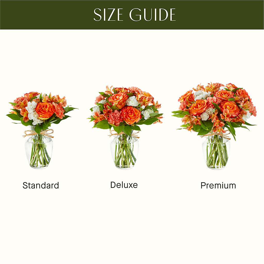 Apricot Glow Bouquet –  United Floral Svc Inc, Philadelphia PA