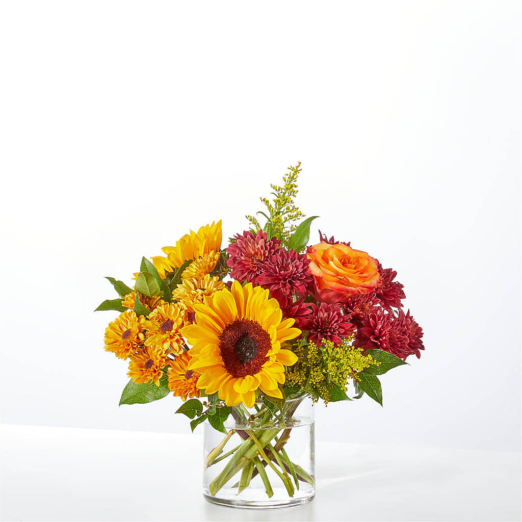 Flannel Scarf Bouquet –  United Floral Svc Inc, Philadelphia PA
