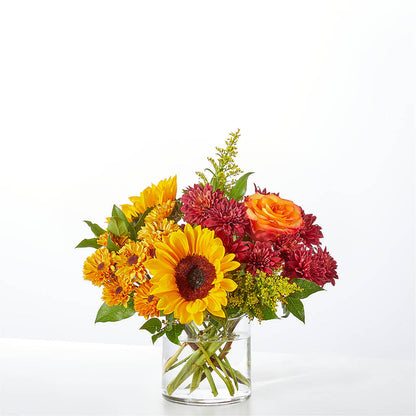 Flannel Scarf Bouquet –  United Floral Svc Inc, Philadelphia PA