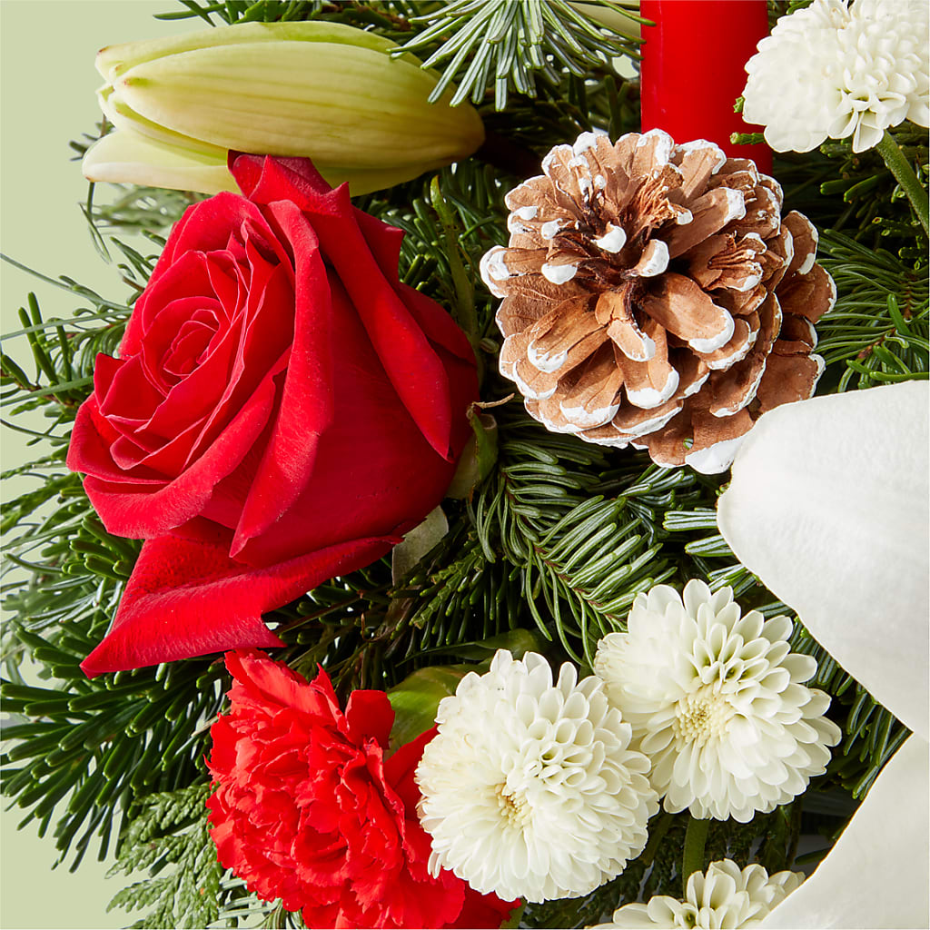 Seasonal Festivities Centerpiece –  United Floral Svc Inc, Philadelphia PA