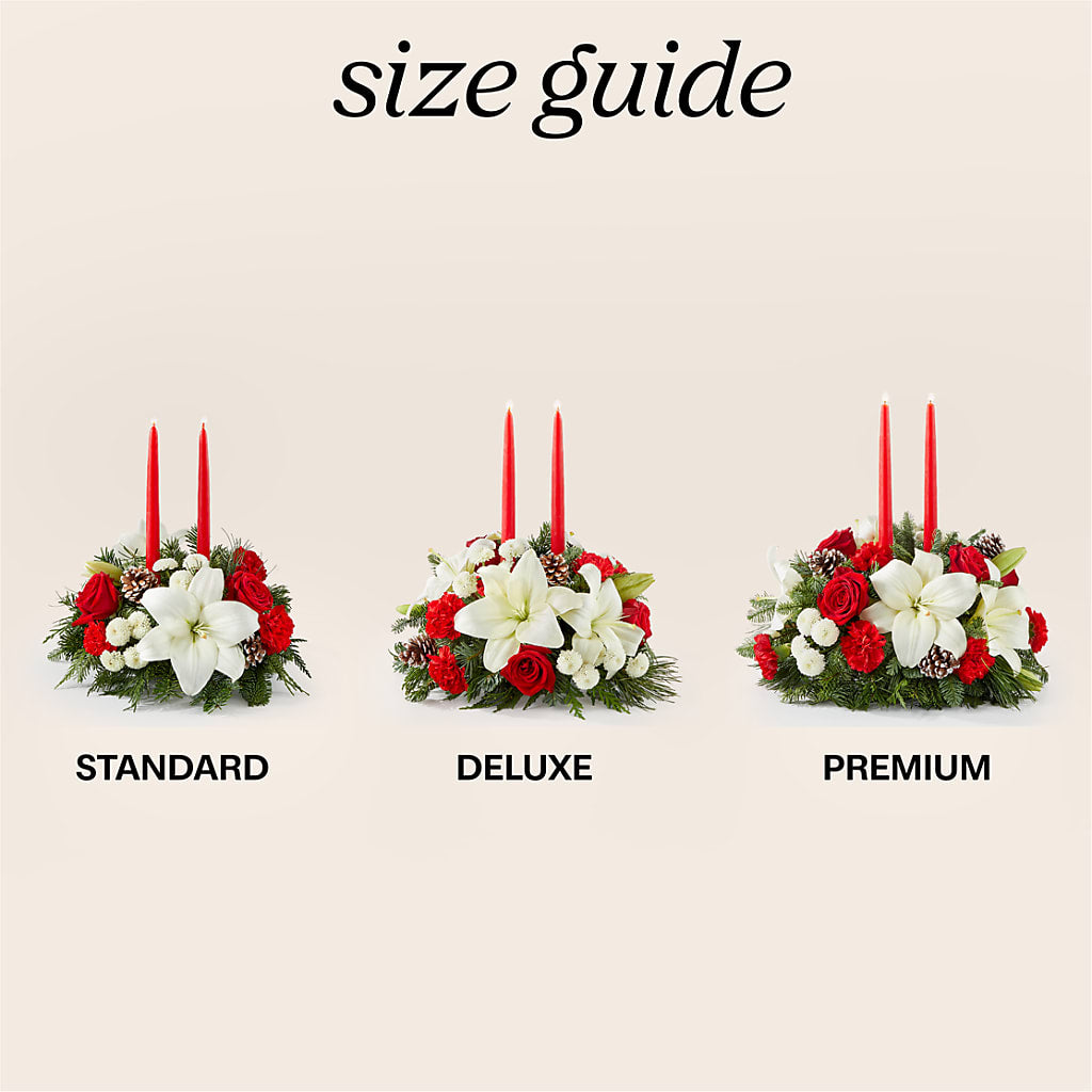 Seasonal Festivities Centerpiece –  United Floral Svc Inc, Philadelphia PA