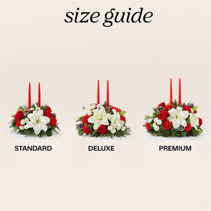 Seasonal Festivities Centerpiece –  United Floral Svc Inc, Philadelphia PA