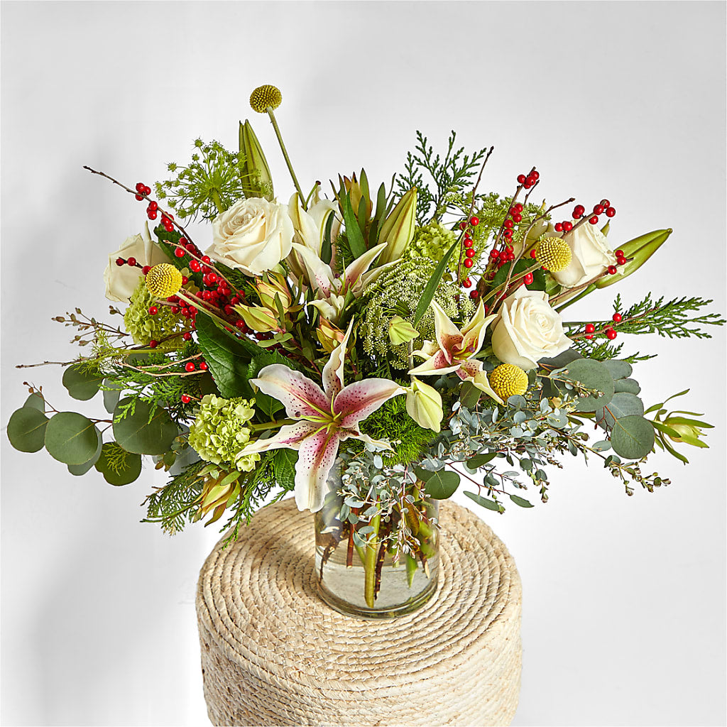 Berry & Bright Bouquet –  United Floral Svc Inc, Philadelphia PA