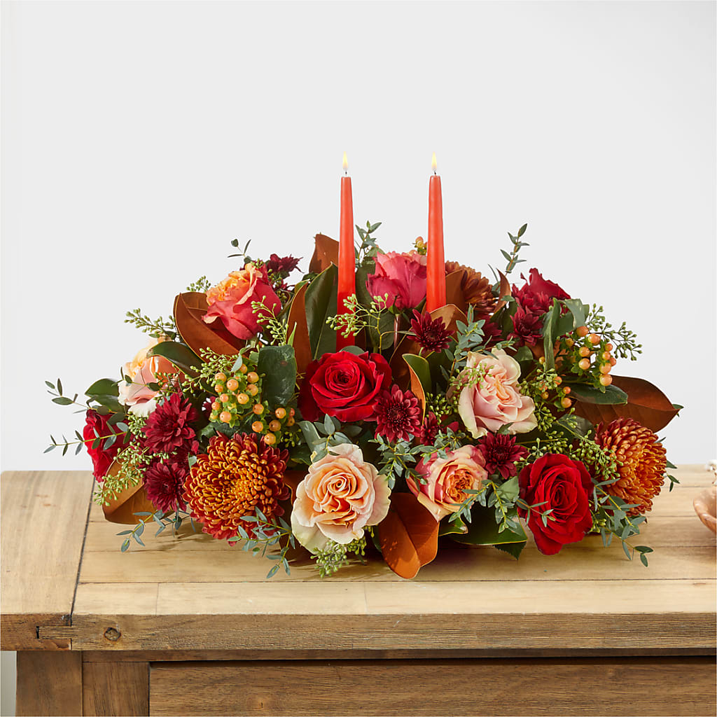 Gather Near Centerpiece –  United Floral Svc Inc, Philadelphia PA