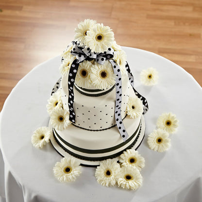 Simple Sophistication Cake Décor –  United Floral Svc Inc, Philadelphia PA