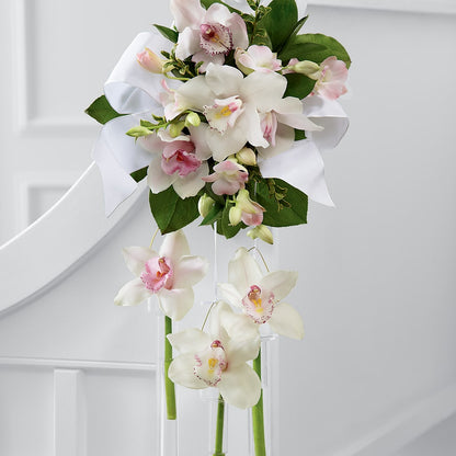 Perfect Entrance Pew Arrangement –  United Floral Svc Inc, Philadelphia PA