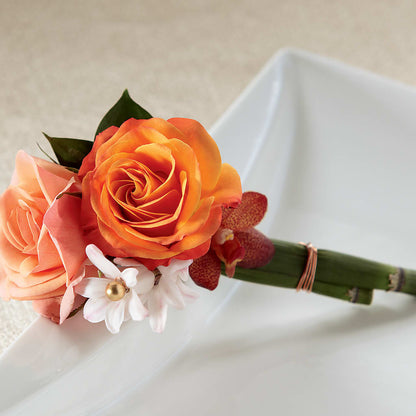 Sunset Dream Boutonniere –  United Floral Svc Inc, Philadelphia PA