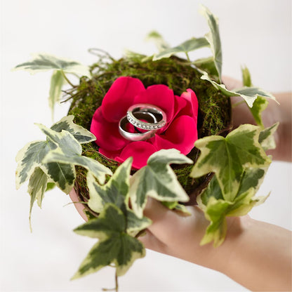 Lila Rose Ring Nest –  United Floral Svc Inc, Philadelphia PA