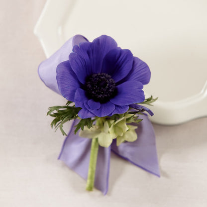 Purple Passion Boutonniere –  United Floral Svc Inc, Philadelphia PA