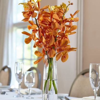 Orange Mokara Bud Vase –  United Floral Svc Inc, Philadelphia PA