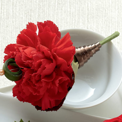 Red Carnation Boutonniere –  United Floral Svc Inc, Philadelphia PA